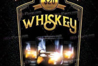 Whiskey Party Psd Flyer Template 25656 Styleflyers Intended For Distillery Business Plan Template