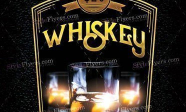 Whiskey Party Psd Flyer Template 25656 Styleflyers Intended For Distillery Business Plan Template