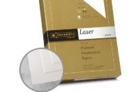 White Paper 8 1/2 X 11 In 24 Lb Bond Smooth 25 Cotton With Regard To Southworth Business Card Template