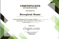 Word Certificate Of Participation Template For Fishing Certificates Top 7 Template Designs 2019