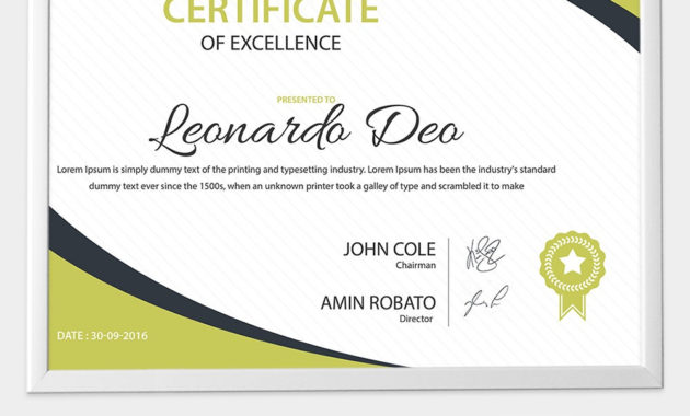 Word Certificate Template 31 Free Download Samples With Regard To Printable Professional Certificate Templates For Word