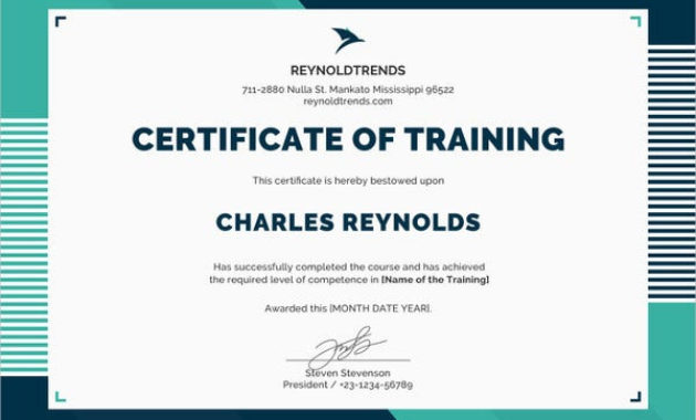Word Certificate Template 53 Free Download Samples Within Amazing Template For Training Certificate