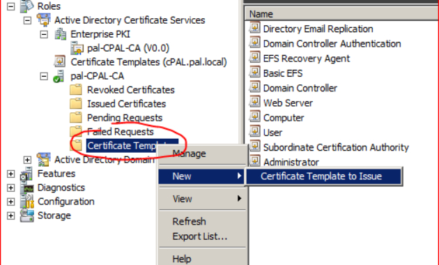 Working With Active Directory Certificate Service Via C Intended For Active Directory Certificate Templates