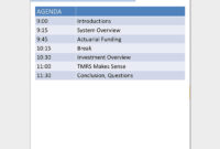 Workshop Agenda Template Word Dorri Throughout All Hands Meeting Agenda Template