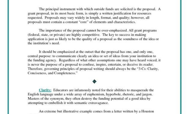 Writing A Proposal Template Business Inside Written Proposal Template