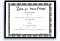 Years Of Service Award 09 Word Layouts Inside Amazing Free Certificate Templates For Word 2007