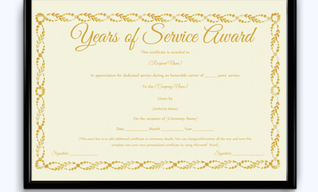 Years Of Service Award 13 Word Layouts Regarding Awesome Award Certificate Templates Word 2007