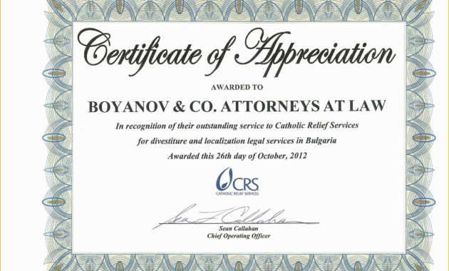 Years Of Service Certificate Template Free Of Appreciation Intended For Awesome Long Service Certificate Template Sample