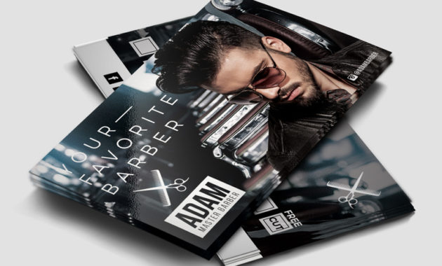 Your Favorite Barber Business Card Active Ink Media With Barber Shop Certificate Free Printable 2020 Designs