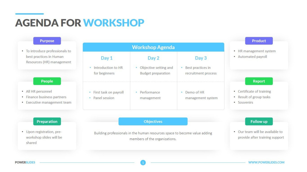 Agenda for Workshop Template ,+ Slides PowerSlides™ Agenda for Workshop Template ,+ Slides PowerSlides™