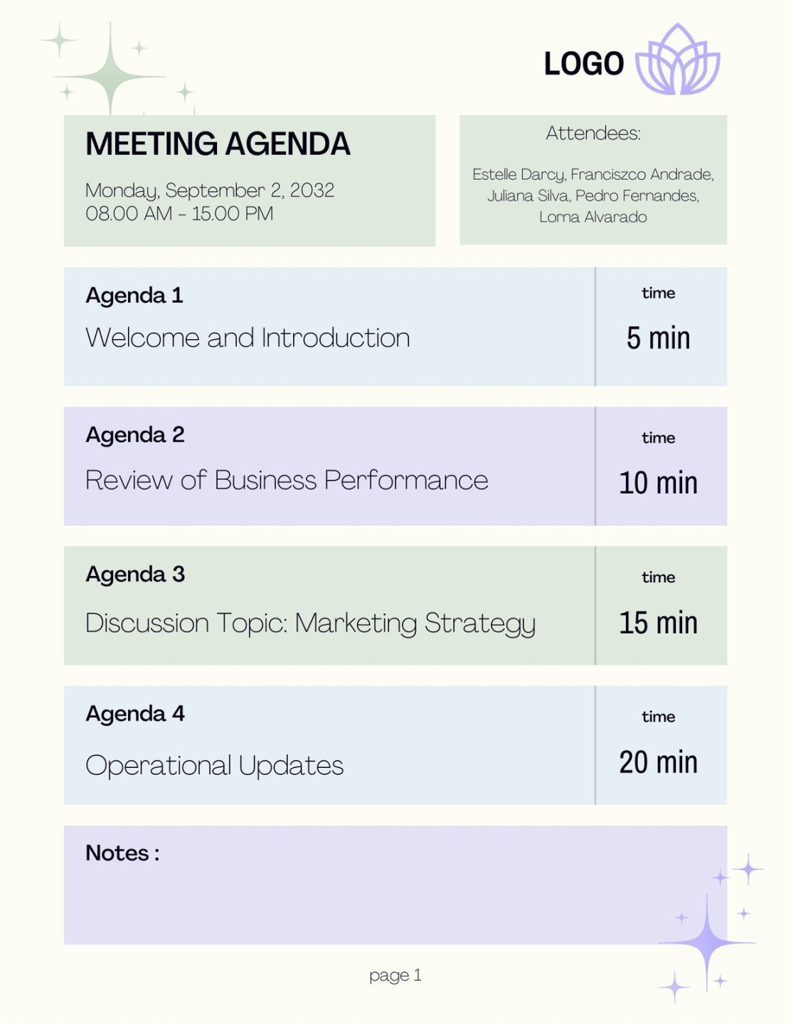 Free and customizable agenda templates Free and customizable agenda templates