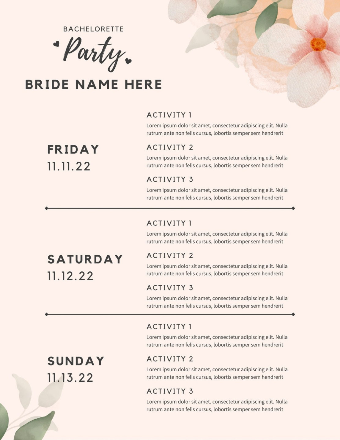 Free party planner templates to customize and print Canva Free party planner templates to customize and print Canva