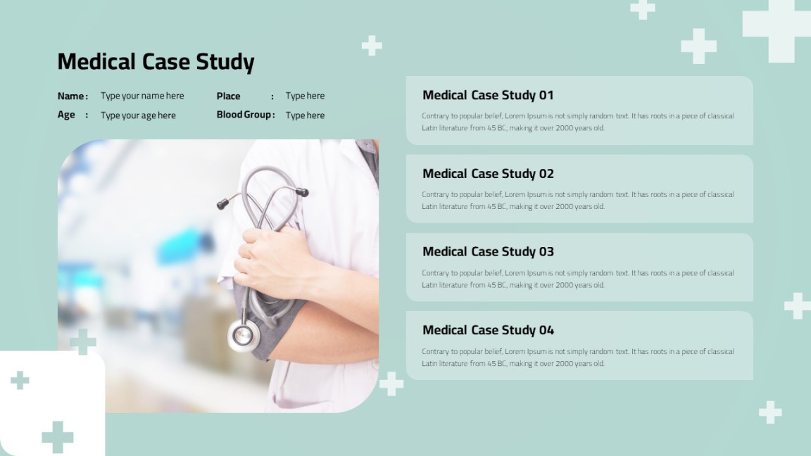 Attractive Medical Case Presentation Template - SlideKit Attractive Medical Case Presentation Template - SlideKit