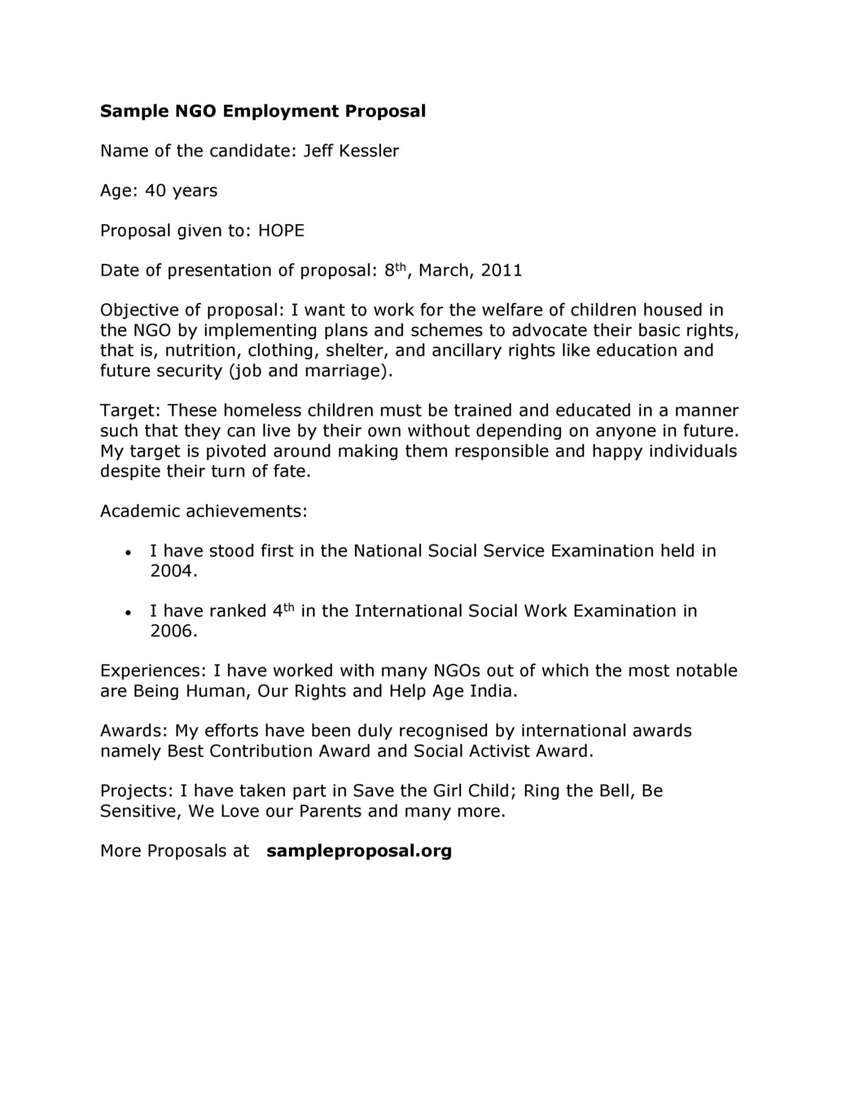 Best Job Proposal Templates (Free Download) ᐅ TemplateLab Best Job Proposal Templates (Free Download) ᐅ TemplateLab