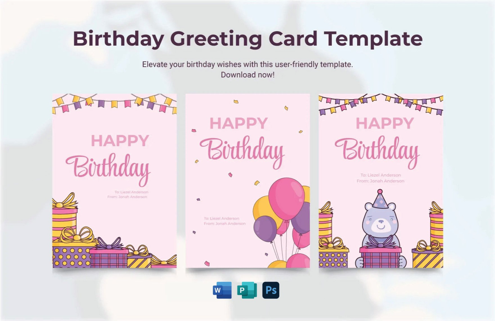 Birthday Card Templates in Publisher - FREE Download Template Birthday Card Templates in Publisher - FREE Download Template