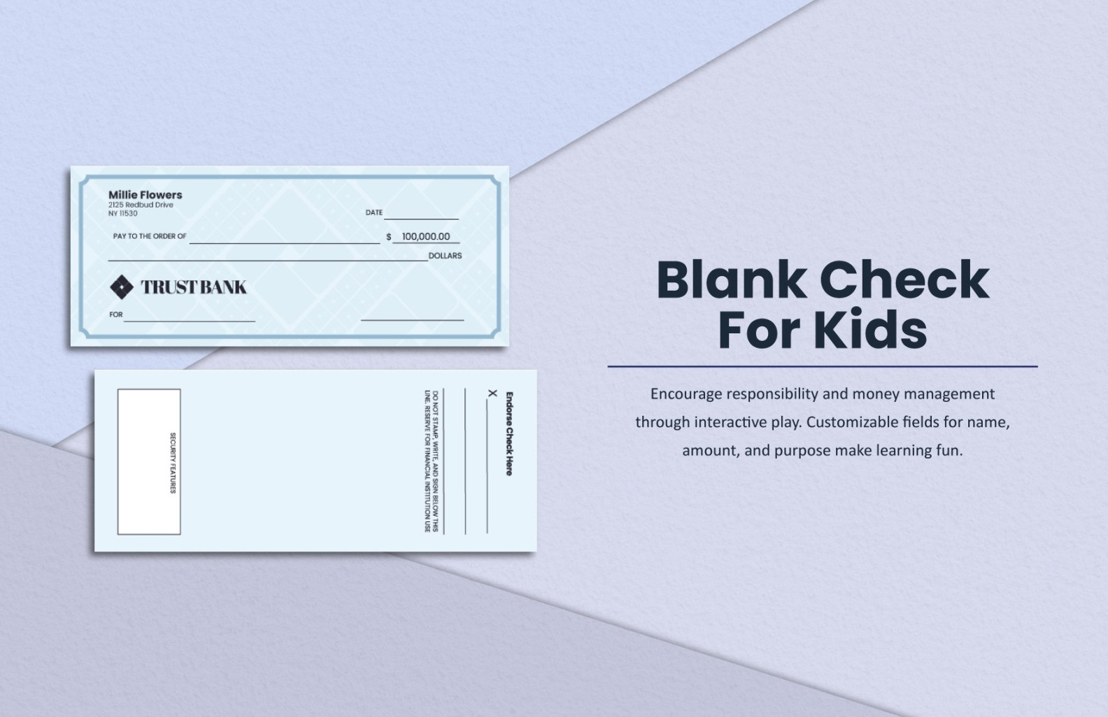 + Blank Check Template - DOC, PSD, PDF & Vector Formats + Blank Check Template - DOC, PSD, PDF & Vector Formats