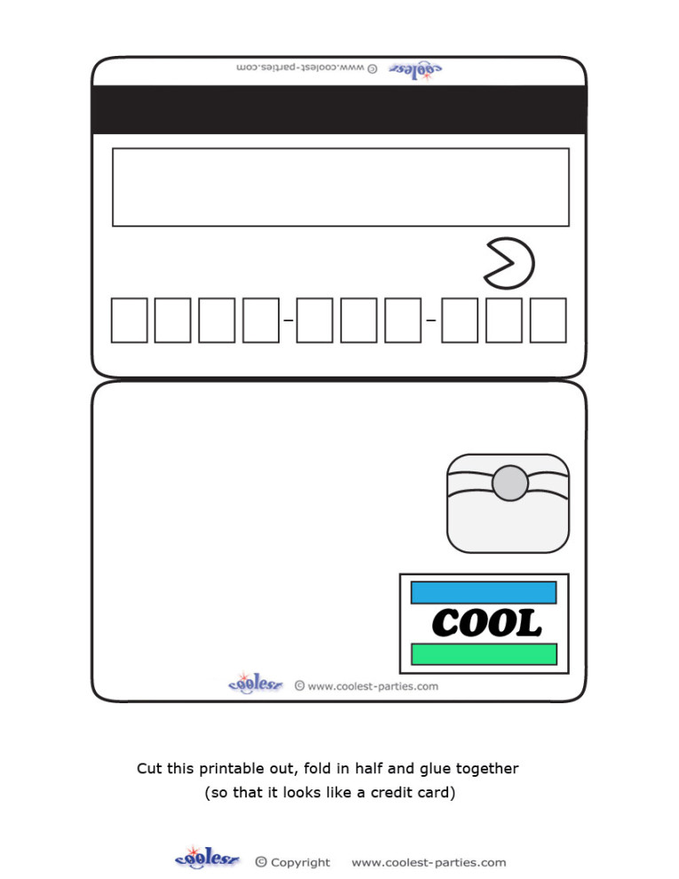 Blank Printable Cool Credit Card Invitations - Coolest Free Printables Blank Printable Cool Credit Card Invitations - Coolest Free Printables