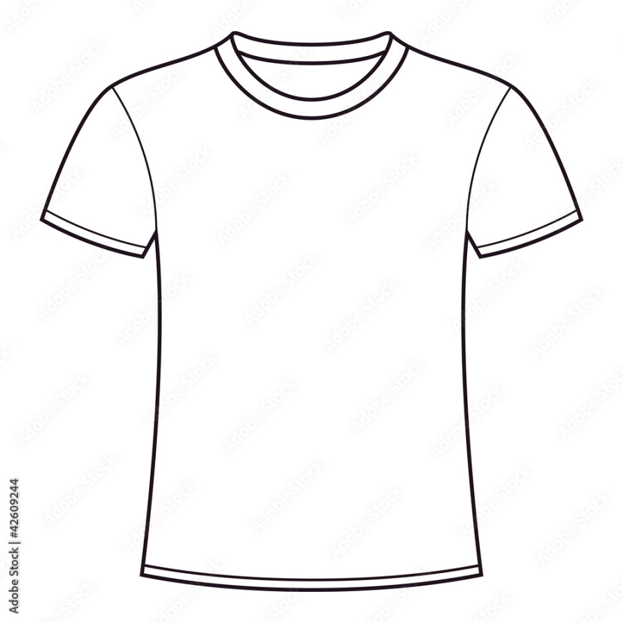Blank white t-shirt template Stock-Vektorgrafik Adobe Stock Blank white t-shirt template Stock-Vektorgrafik Adobe Stock