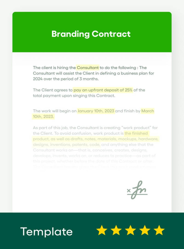 Branding Contract Template (FREE - Updated) - Bonsai Branding Contract Template (FREE - Updated) - Bonsai