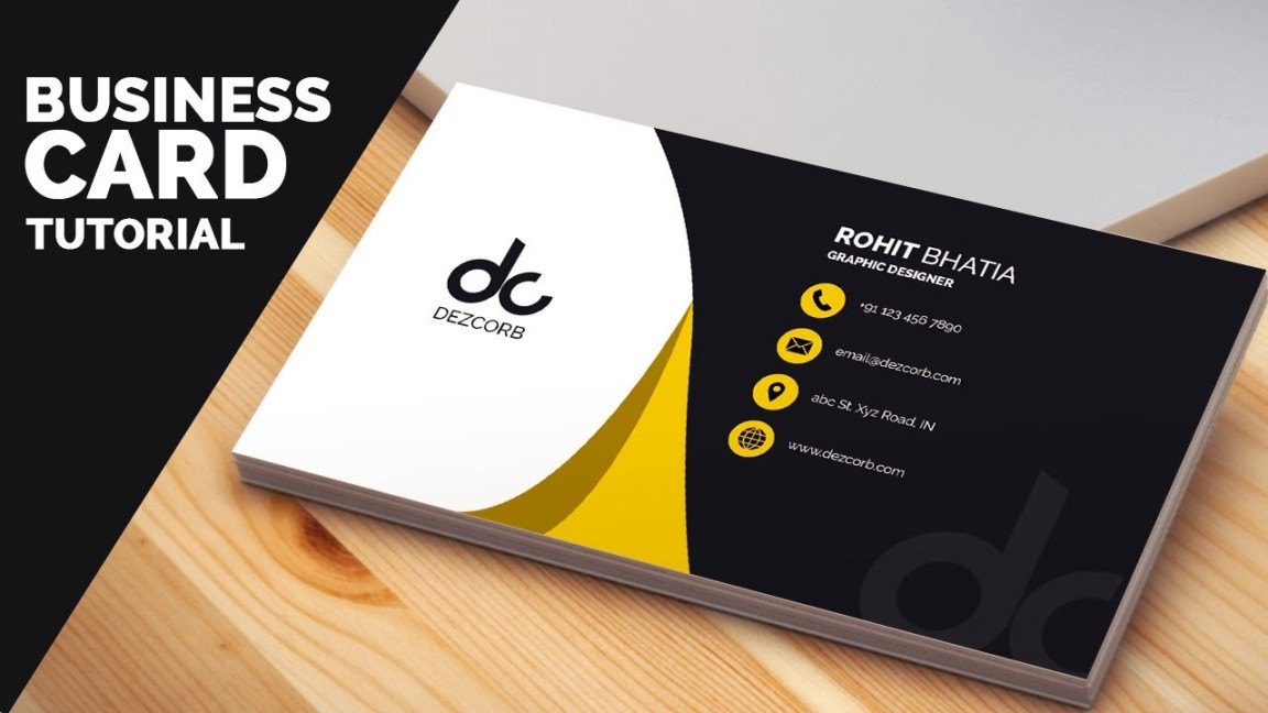 business card design in photoshop cs tutorial Learn Photoshop Front business card design in photoshop cs tutorial Learn Photoshop Front