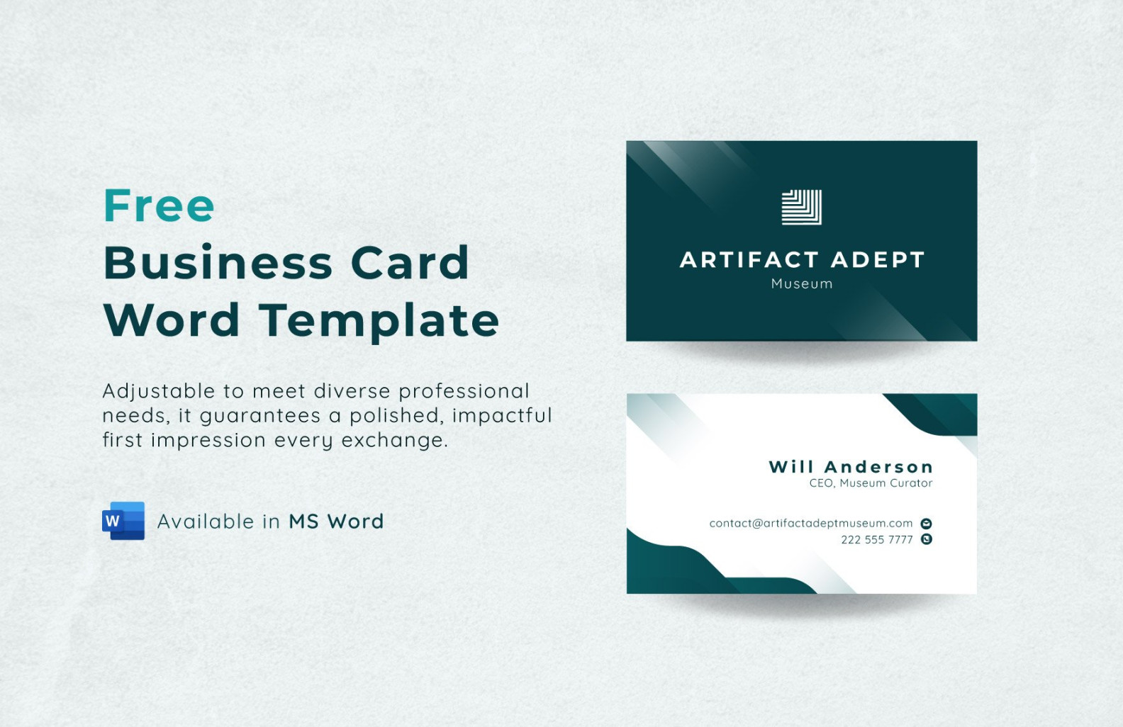 Business Card Templates in Word - FREE Download Template Business Card Templates in Word - FREE Download Template