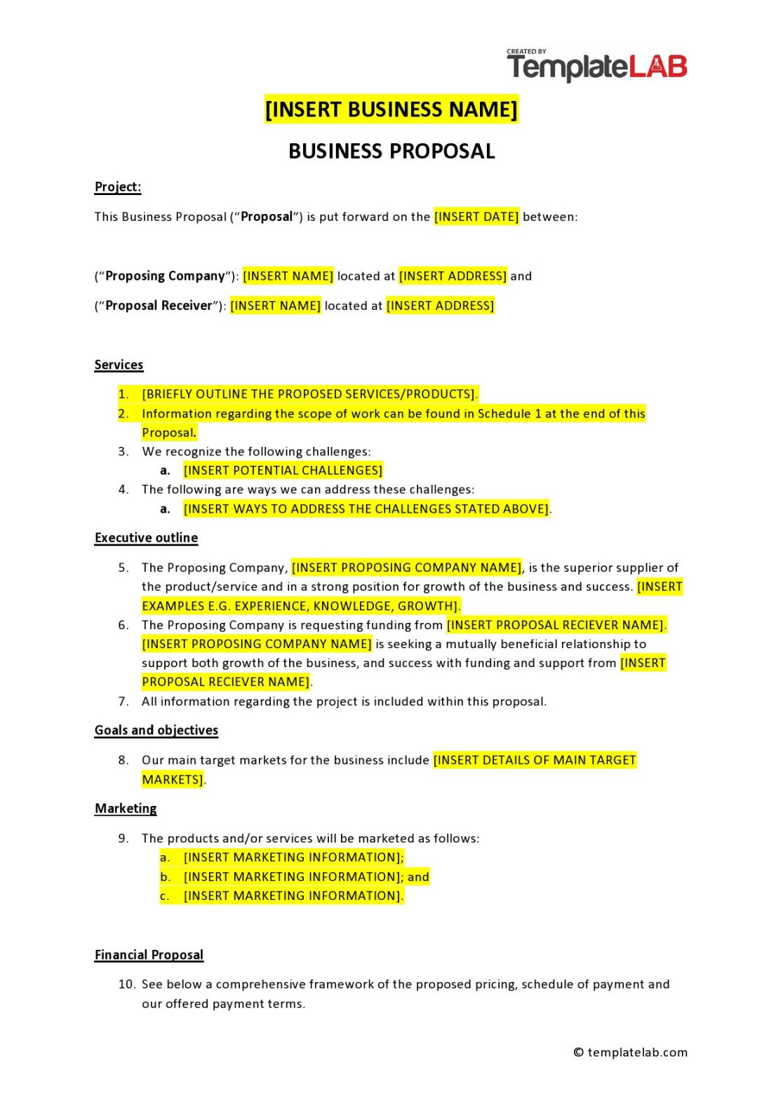 + Business Proposal Templates & Proposal Letter Samples + Business Proposal Templates & Proposal Letter Samples