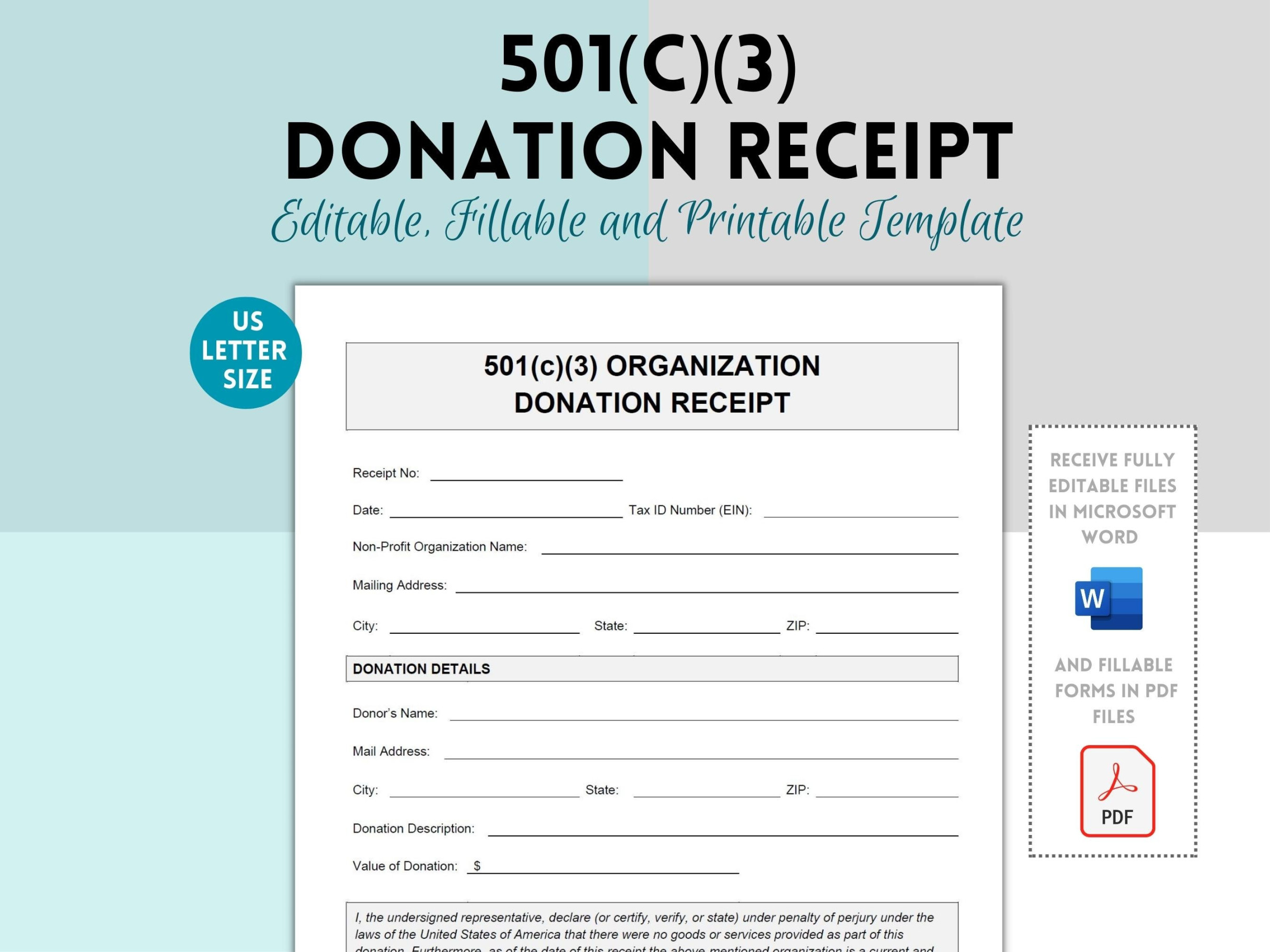 c Donation Receipt, c Donation Receipt Template, c
