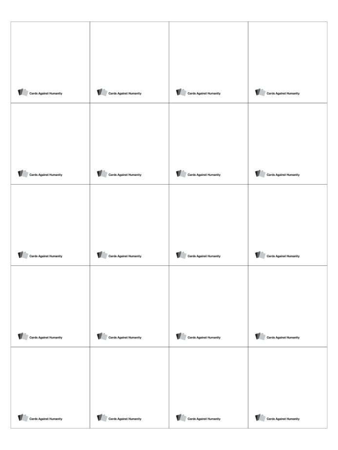 Cards Against Humanity Template - Fill Online, Printable, Fillable Cards Against Humanity Template - Fill Online, Printable, Fillable