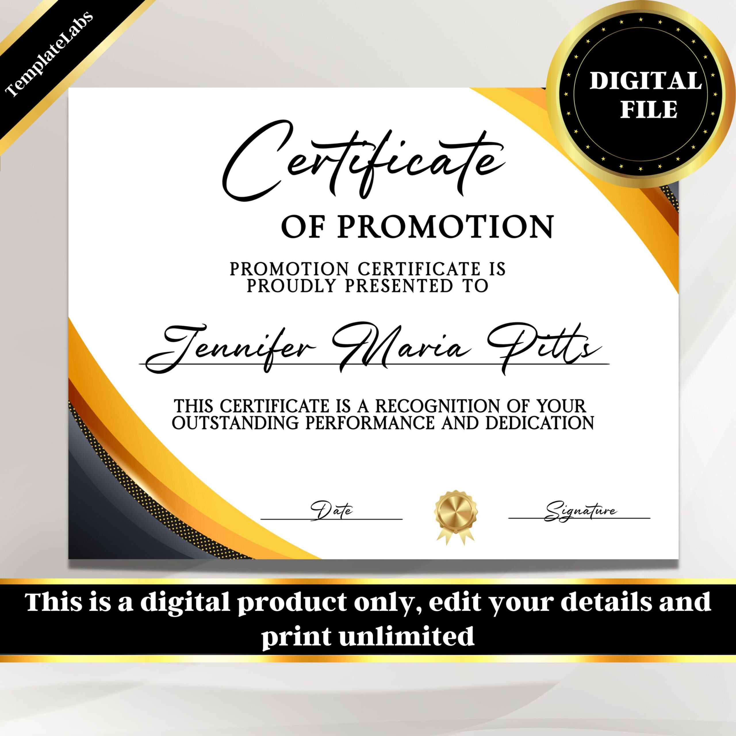 Certificate of Promotion, Promotion Template, Certificate Template Certificate of Promotion, Promotion Template, Certificate Template