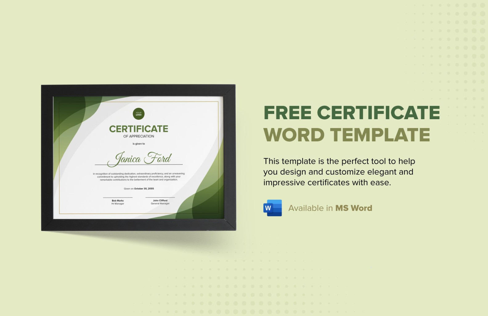 Certificate Templates in Word - FREE Download Template Certificate Templates in Word - FREE Download Template