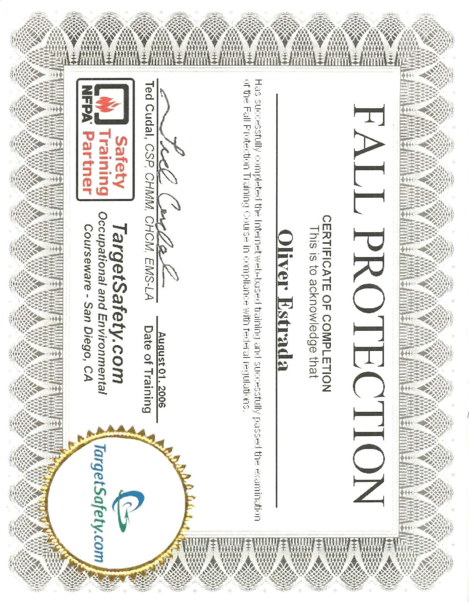 Certifications Certifications