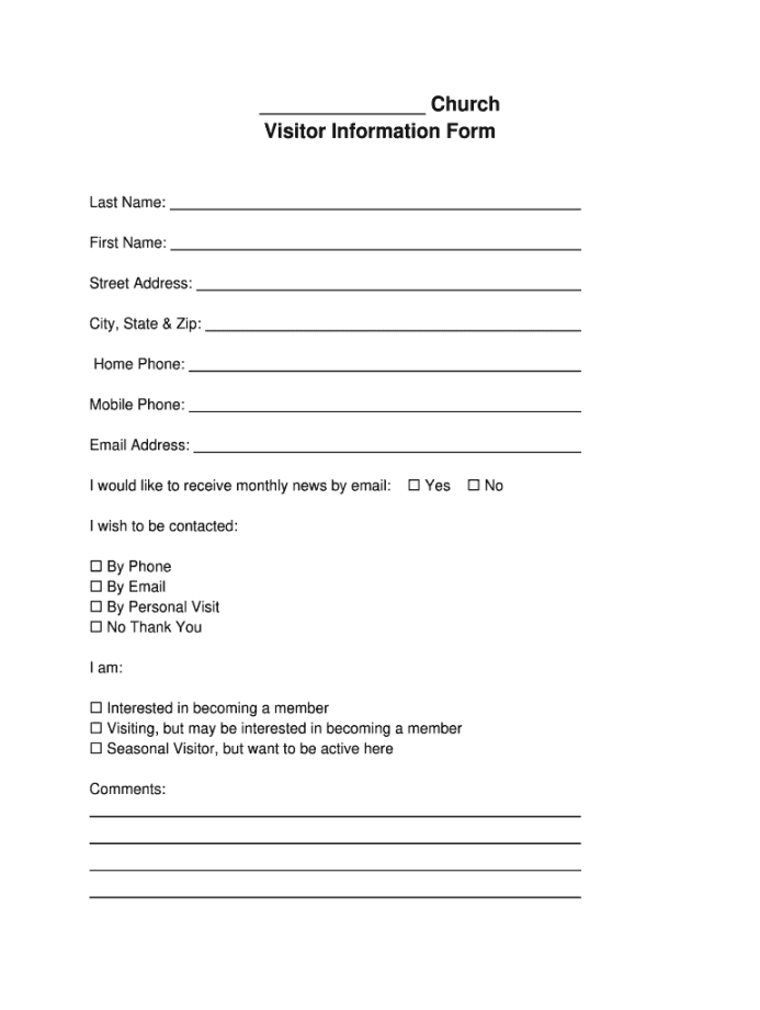 Church Visitor Cards Templates - Fill Online, Printable, Fillable Church Visitor Cards Templates - Fill Online, Printable, Fillable