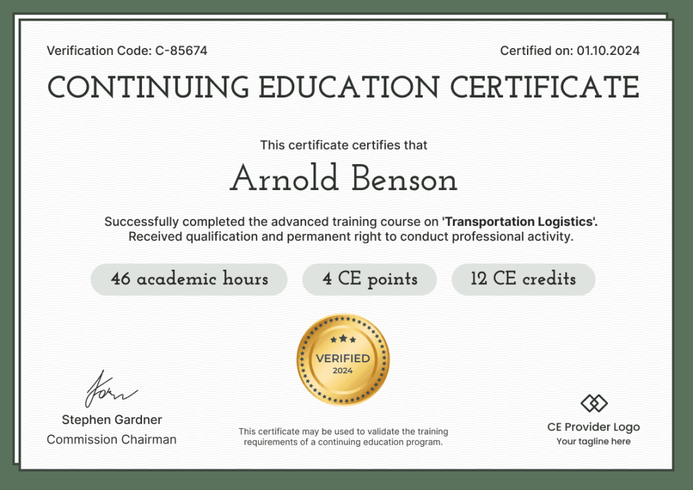 Continuing Education (CE) Certificate Templates - Free to Edit Continuing Education (CE) Certificate Templates - Free to Edit