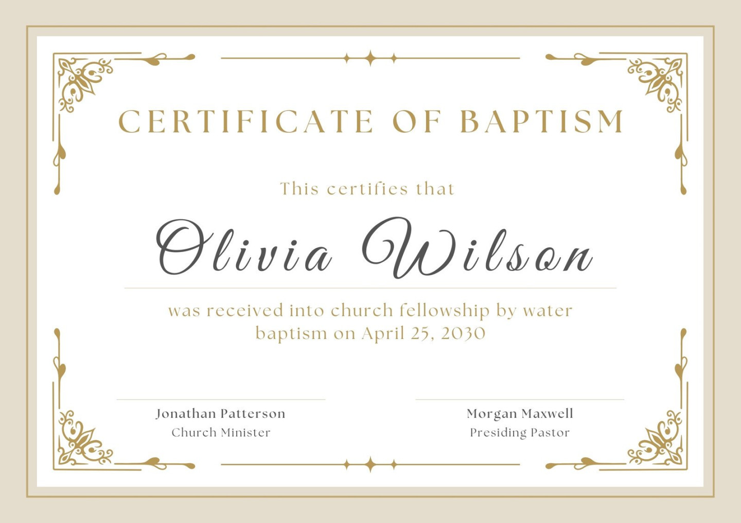 Customize + Baptismal Certificate Templates Online - Canva Customize + Baptismal Certificate Templates Online - Canva