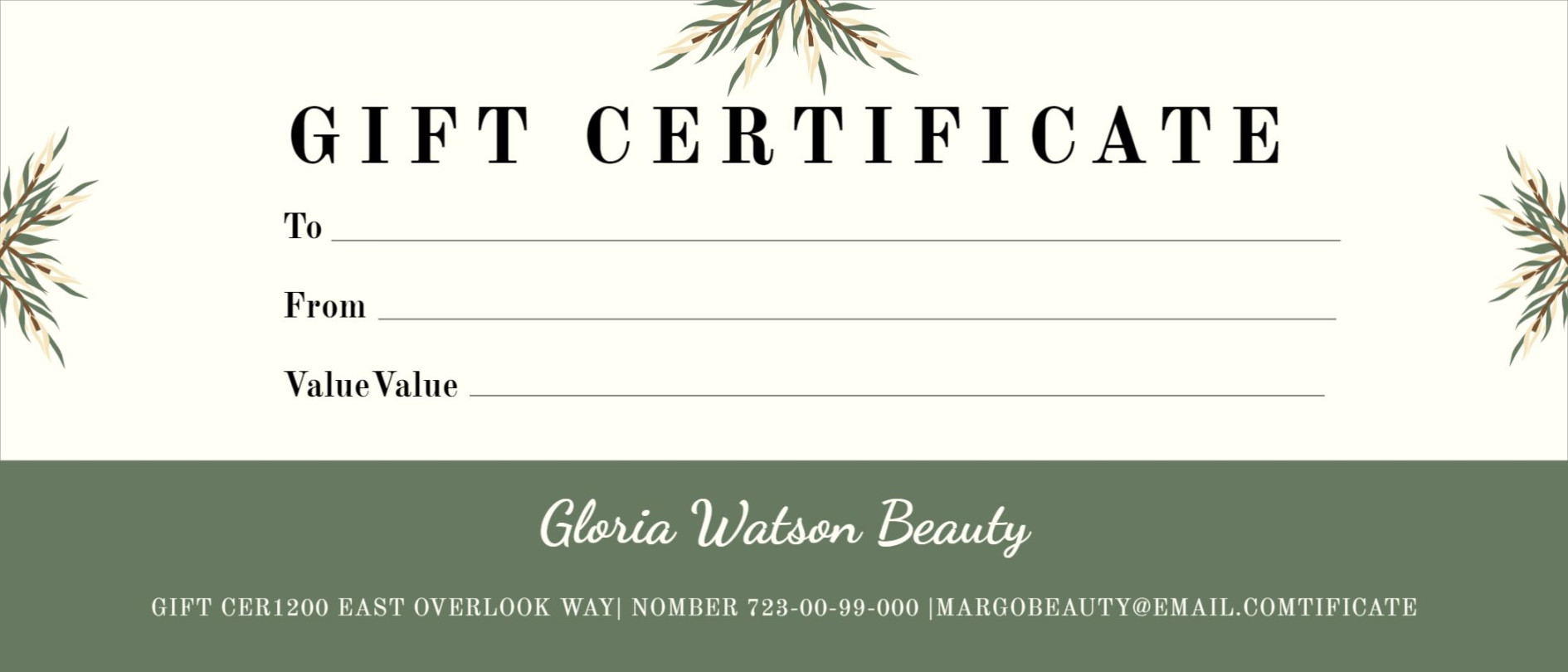 Design Gift Certificate Template - Mediamodifier Design Gift Certificate Template - Mediamodifier
