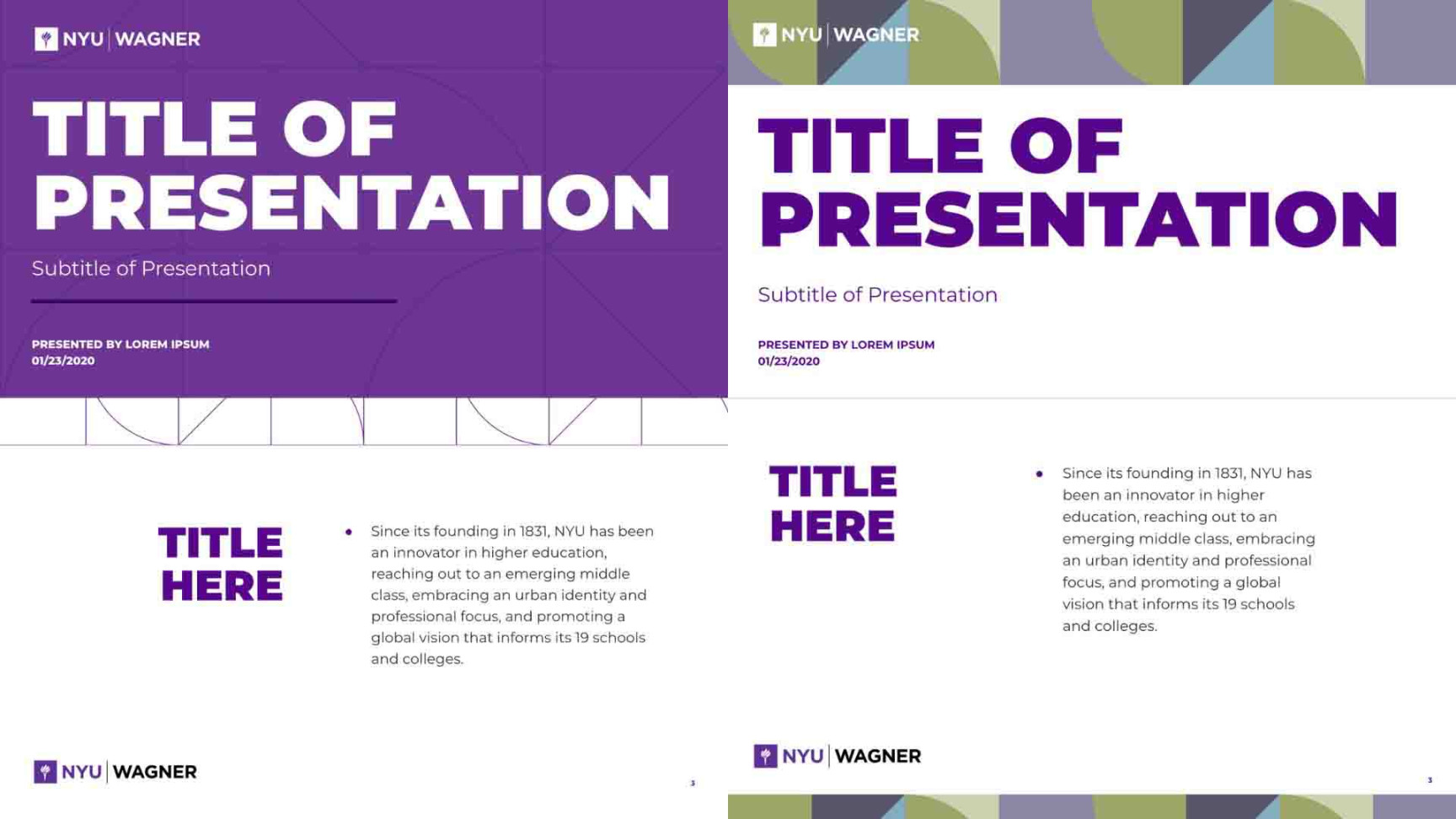 Downloadable Templates Faculty and Staff Portal NYU Wagner Downloadable Templates Faculty and Staff Portal NYU Wagner