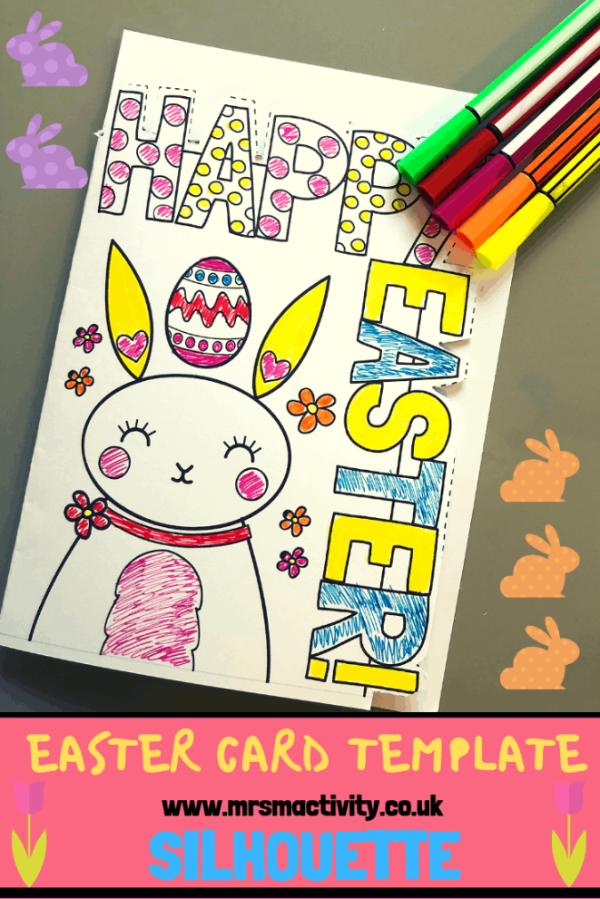 Easter Card Template Easter Card Resources EYFS KS Easter Card Template Easter Card Resources EYFS KS