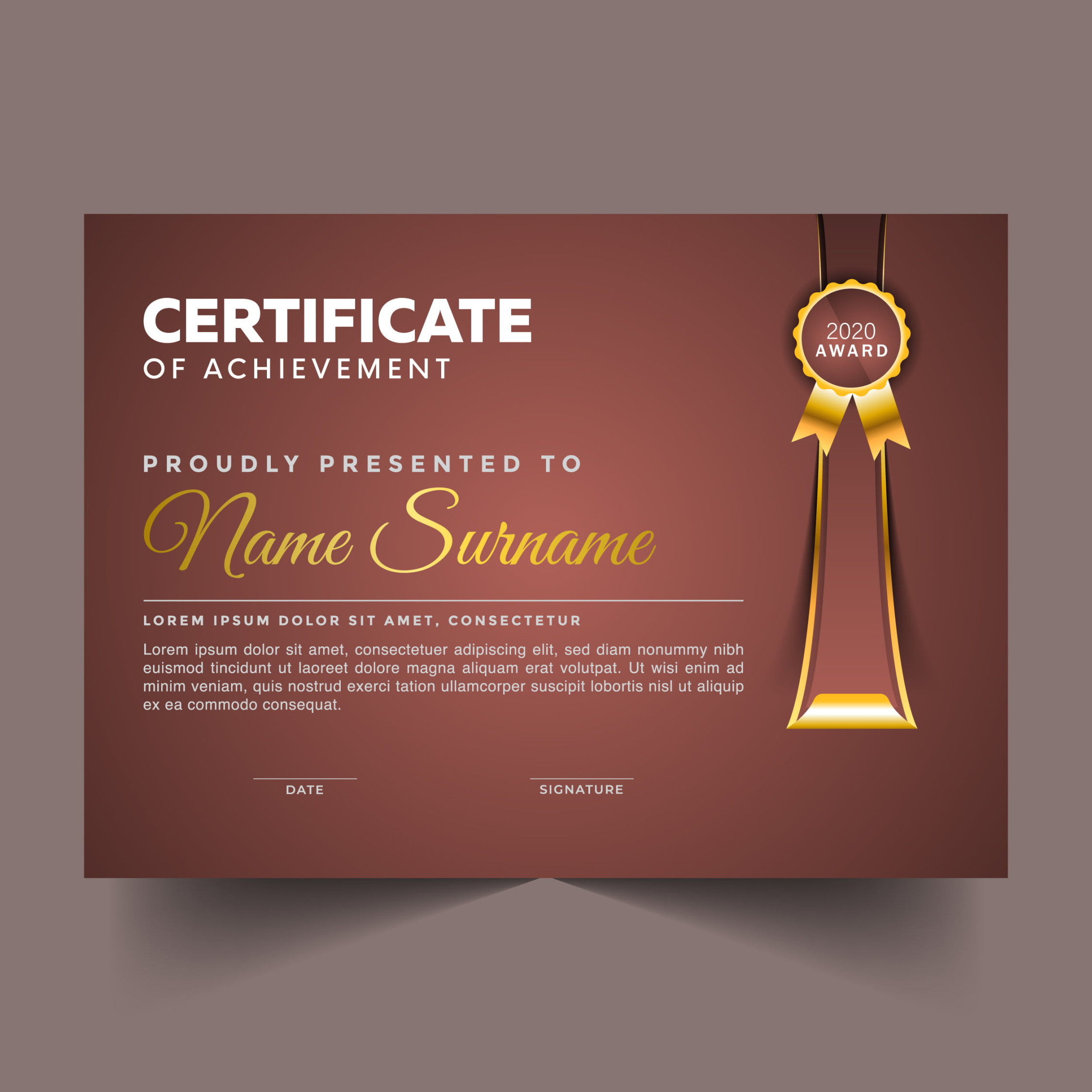 Editable Landscape Certificate Design – GraphicsFamily Editable Landscape Certificate Design – GraphicsFamily