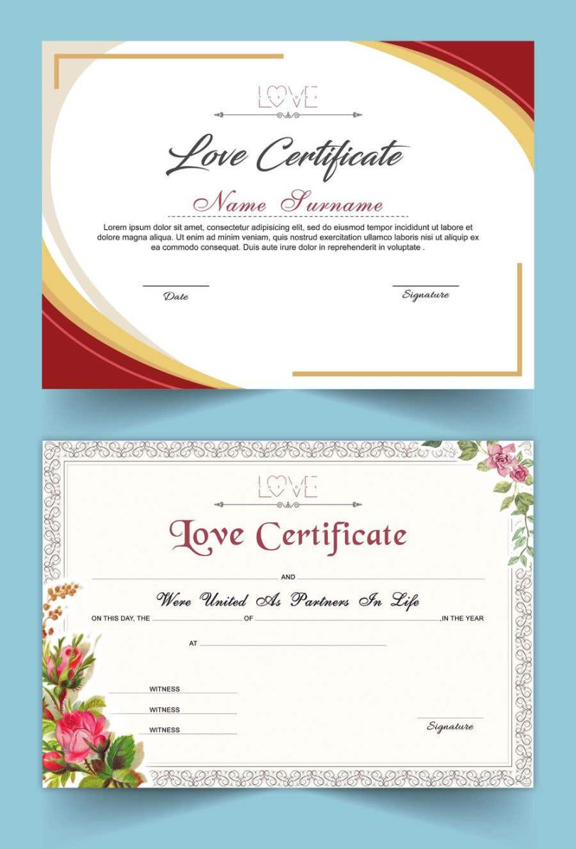Entry # by satishandsurabhi for design a love certificate Entry # by satishandsurabhi for design a love certificate