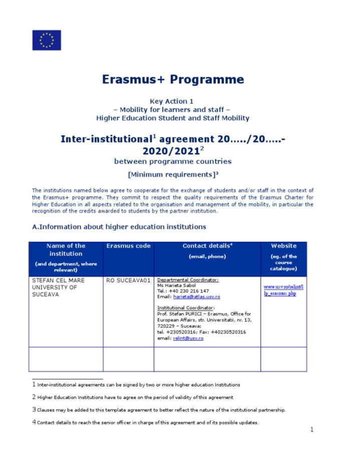 Erasmus + Bilateral Agreement PDF Academic Term Further Erasmus + Bilateral Agreement PDF Academic Term Further