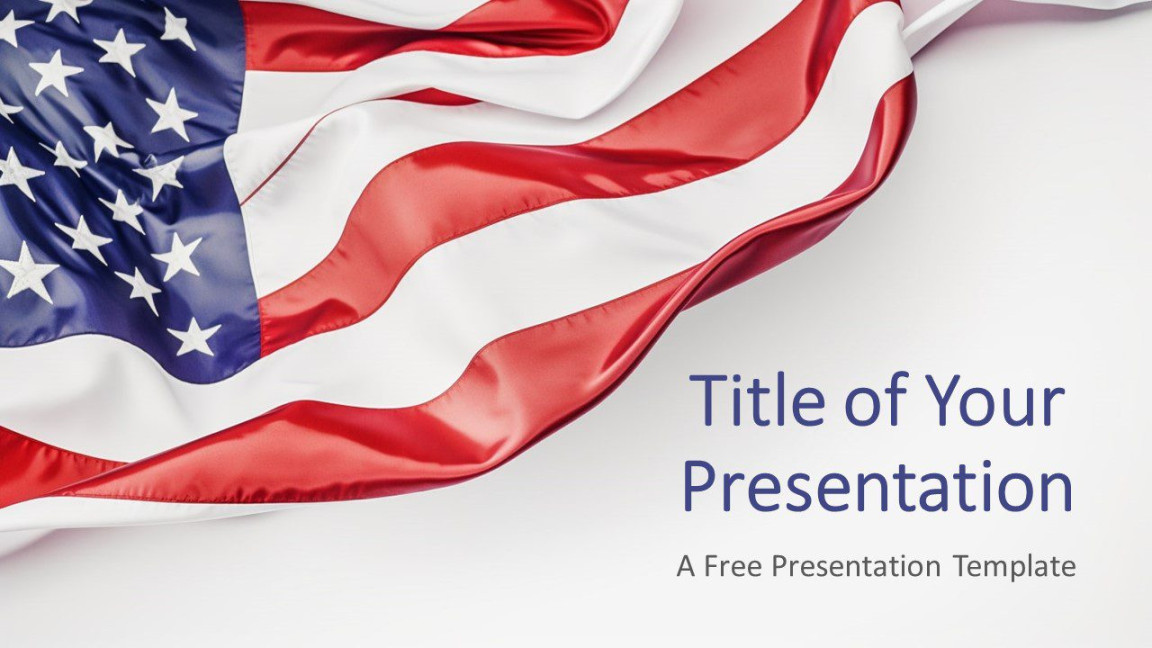 Flag of the United States Template for PowerPoint & Google Slides Flag of the United States Template for PowerPoint & Google Slides
