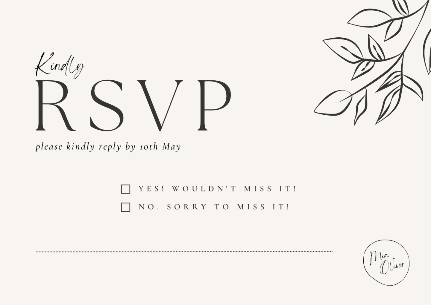 Free and customizable rsvp templates Free and customizable rsvp templates