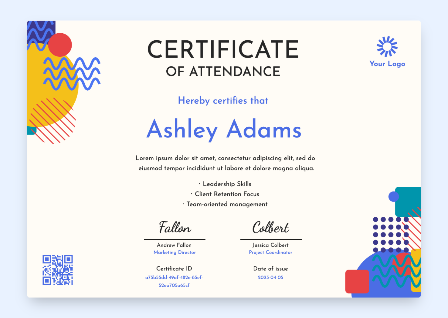 Free Attendance Certificate Templates & Inspirations Free Attendance Certificate Templates & Inspirations