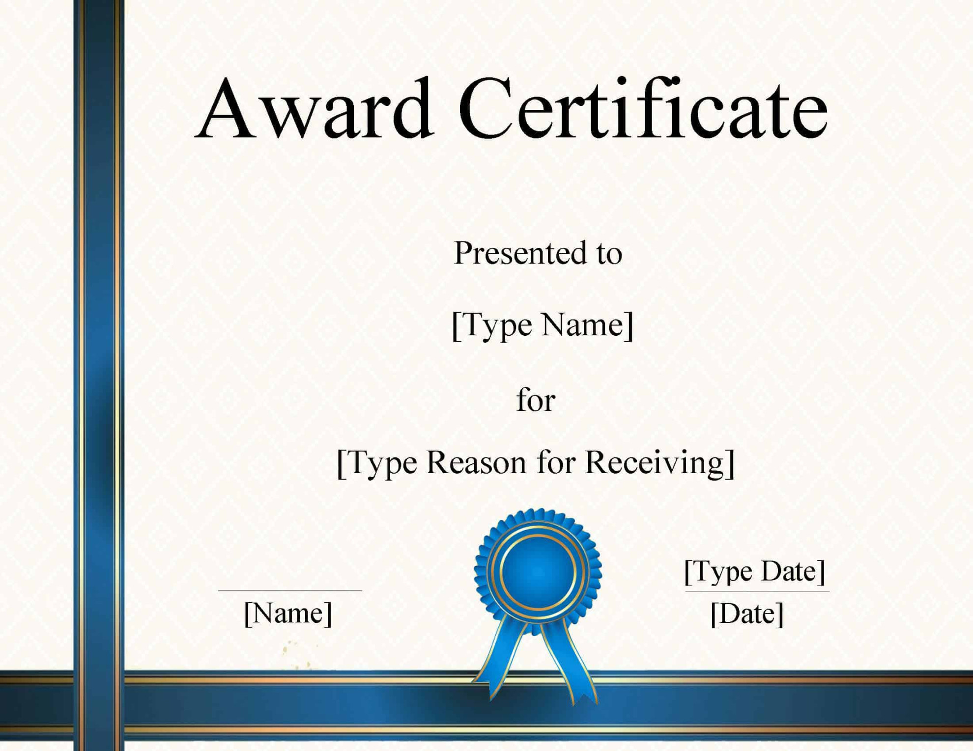 FREE Certificate Template Word Instant Download FREE Certificate Template Word Instant Download