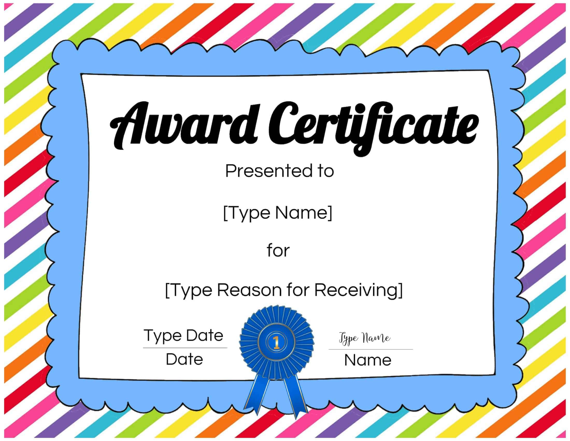Free Certificates for Kids Customize Online & Print at Home Free Certificates for Kids Customize Online & Print at Home