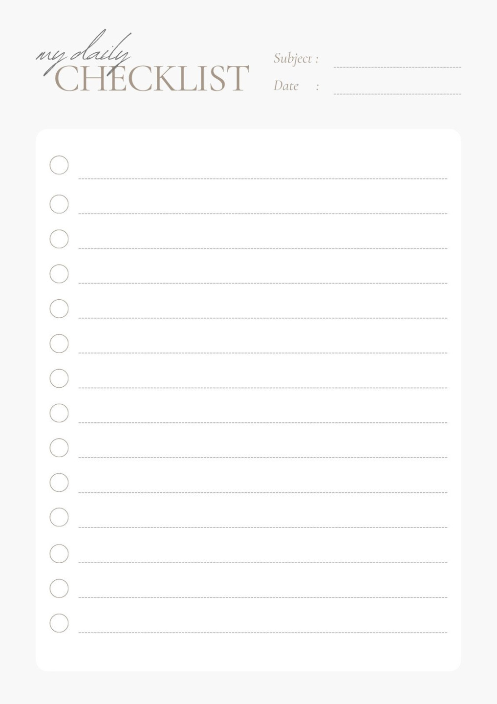 Free, custom downloadable checklist templates Canva Free, custom downloadable checklist templates Canva