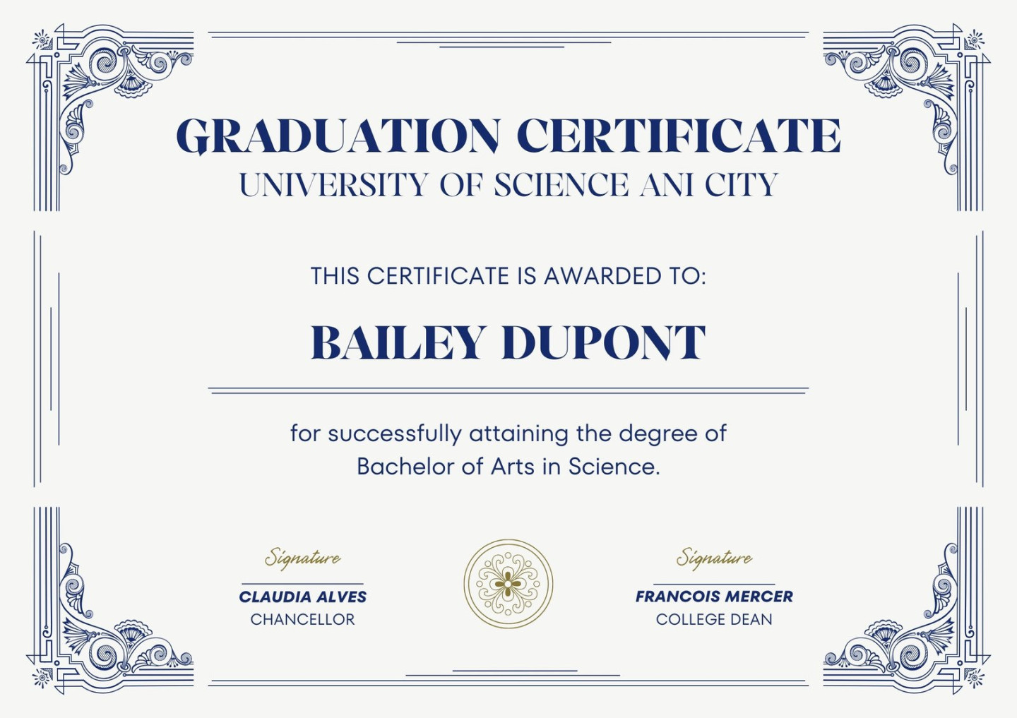Free custom printable diploma certificate templates  Canva