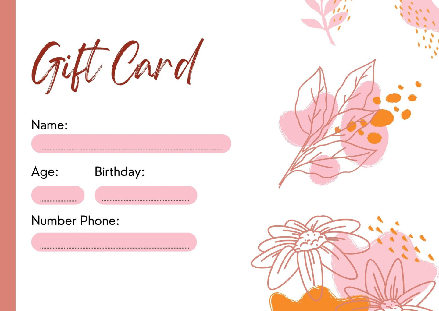 Free, custom printable hair salon gift certificate templates Canva Free, custom printable hair salon gift certificate templates Canva