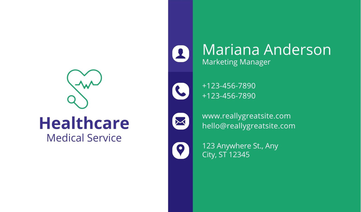 Free, custom printable medical business cards Canva Free, custom printable medical business cards Canva