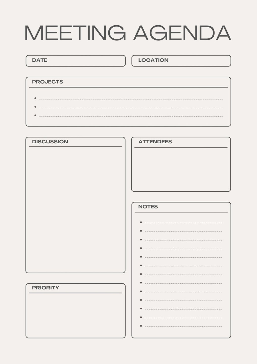 Free customizable agenda document templates to print Canva Free customizable agenda document templates to print Canva